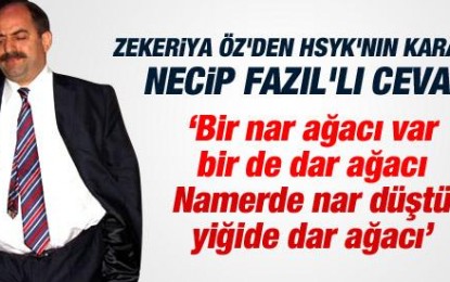 Zekeriya Öz Öz Konuştu