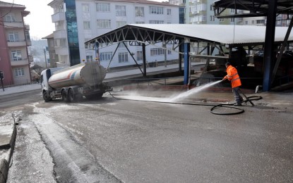 Karabük Belediyesi Sınırları İçerisinde Yer Alan Semt Pazar Yerleri Temizleniyor