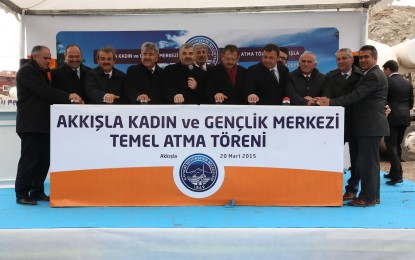 Kadın ve Gençlik Merkezi’ne İlk Harç Konuldu