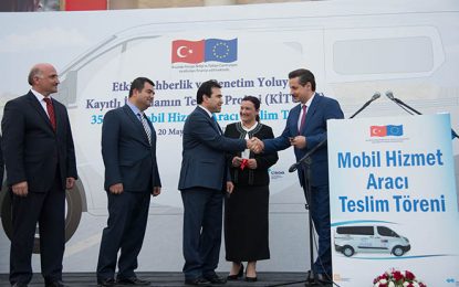 Mobil Hizmet Araçları İl Müdürlüklerine Teslim Edildi