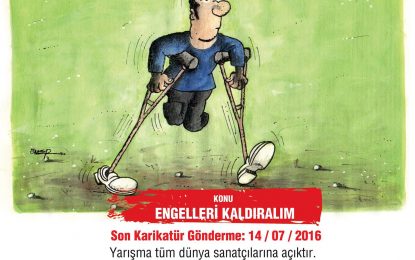 Büyükşehir’den uluslararası karikatür yarışması  “Engelsiz bir dünya” için çizecekler