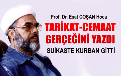 Tarikat-Cemaat gerçeğini yazdı, suikaste kurban gitti