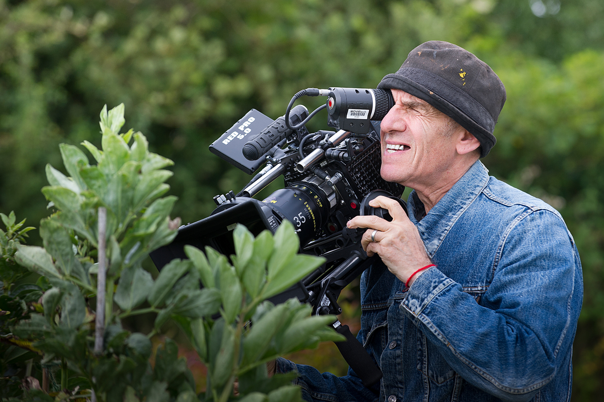 Photograph by Emily Whitfield-Wicks Wilfred Emmanuel-Jones, founder of "The Black Farmer" range of food products. The making of the TV advert. Launceston. Top hollywood Director Tony Kaye.