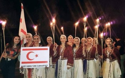 Gazimağusa Belediyesi Halk Dansları Topluluğu 3. Uluslararası Kuşadası Halk Dansları Festivali’ne Katıldı