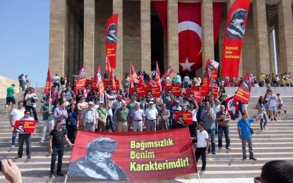 HKP’den 19 Mayıs açıklaması: 100 yıl önce yanan bu ateş bugün de bu vatanın gerçek evlatlarının elinde!